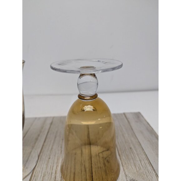 Southern Living Arlington Amber 16 oz. Iced Tea Water Glasses Set of 2 - Picture 6 of 9